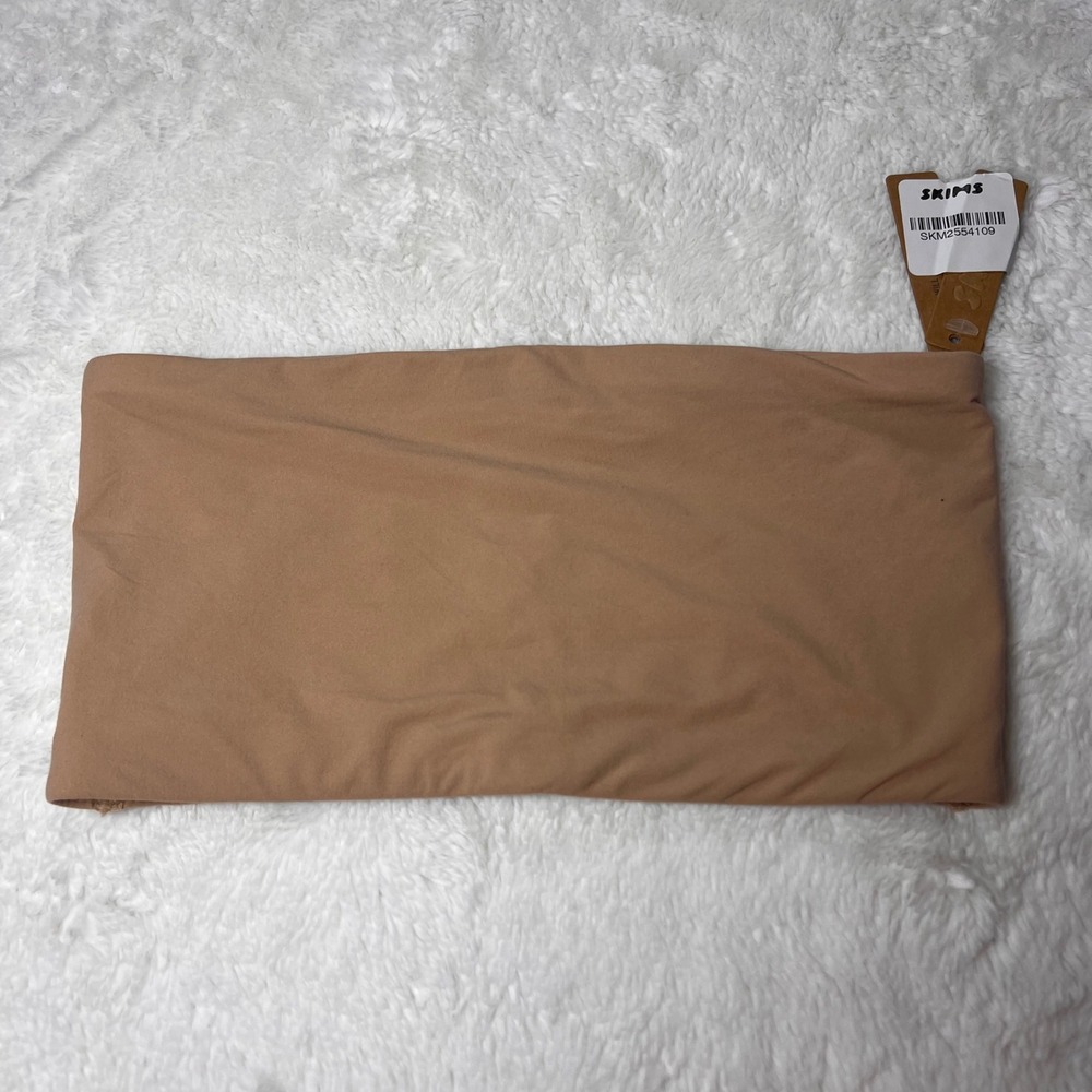 SKIMS BRBND 2028 Clay Seamless Knit Tube Bra Top Bandage XS